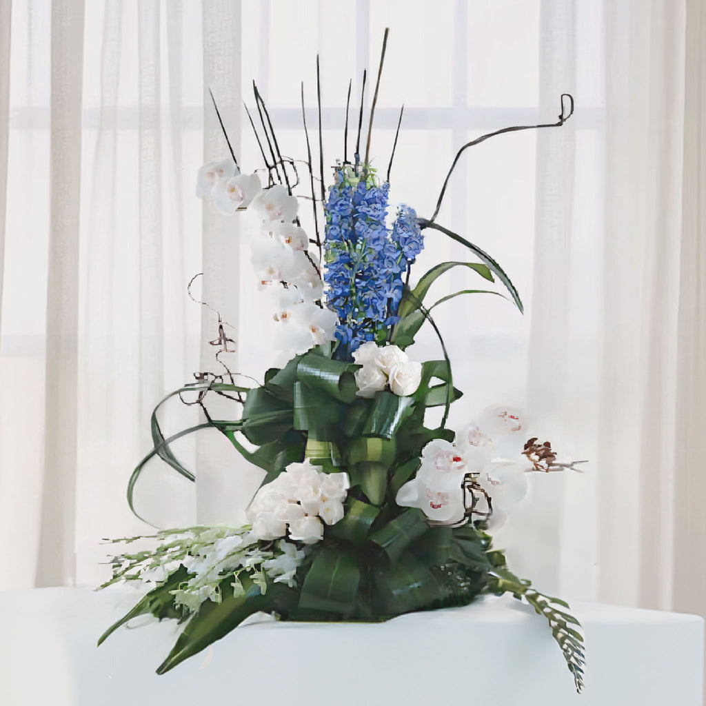 WB-666-SAPPHIRE-Vase-Arrangement