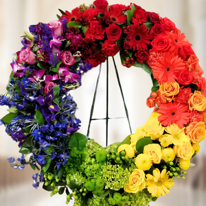 WC-894-ANGELO-Funeral-Round-Wreath-Spray